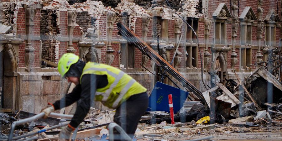 Seit dem Brand liefen und laufen umfassende Aufräum- und Wiederaufbauarbeiten in der dänischen Hauptstadt. (Archivbild)