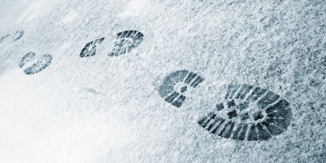 Wintereinbruch Schnee