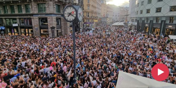 Trotz Terror-Warnung - Tausende Swifties versammeln sich in Wien