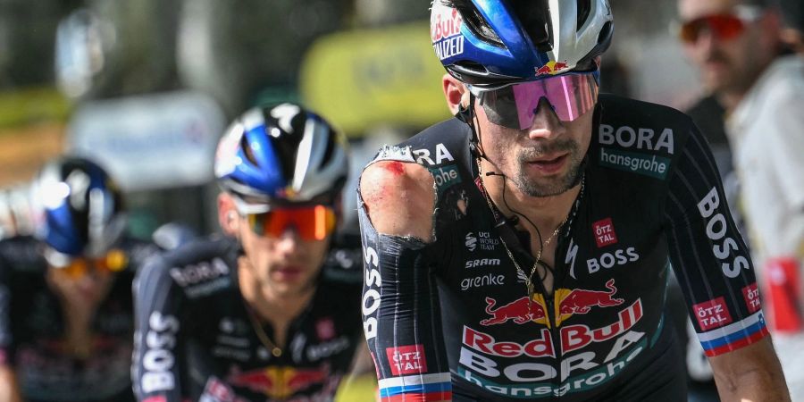 Primoz Roglic nimmt nach seiner Aufgabe bei der Tour de France an der Vuelta teil.