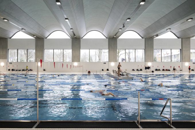 Die Kameras sollen die Badeaufsicht ergänzen, nicht ersetzen. Schwimmhalle Neufeld