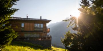 Berg chalet Arula Sonne