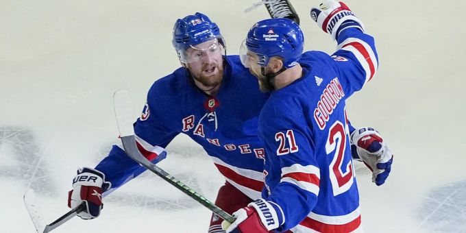 Barclay Goodrow entscheidet die Partie in der Verlängerung. NHL New York Rangers