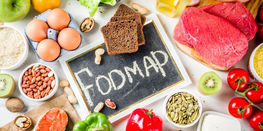 Foodmap Tafel und gesunde Nahrung.