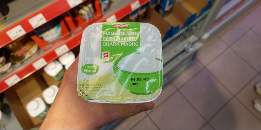 Denner hat die Verpackungen beim Magerquark umgestellt.