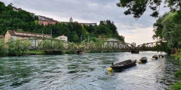 Fachwerkbrücke