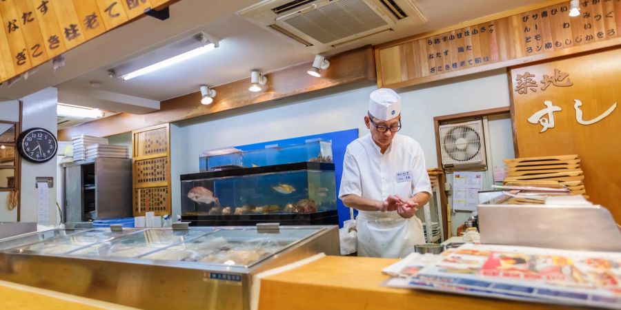 Sushi: ein Muss auf jeder Tokio-Reise.