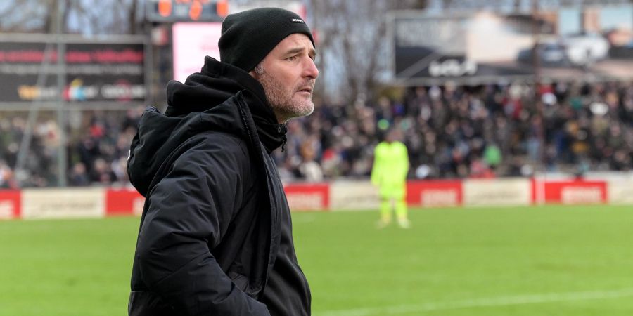 FC Aarau Cheftrainer Alex Frei. - Brügglifeld