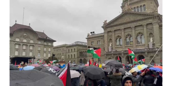 Demonstration Bern Palästina