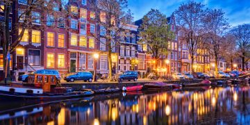 amsterdam im Abendlicht