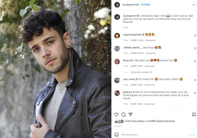 Luca Hänni ist der Verlobte von Christina Luft. Luca Hänni