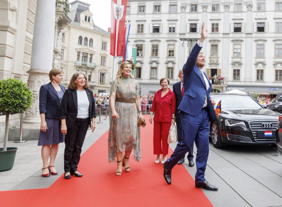 Für das Königspaar war es der erste offizielle Staatsbesuch in Österreich.