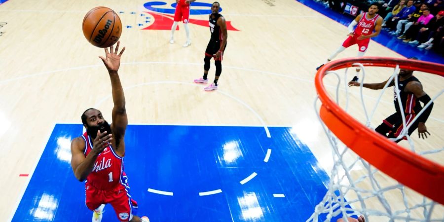 James Harden ist der Star der Philadelphia 76ers.