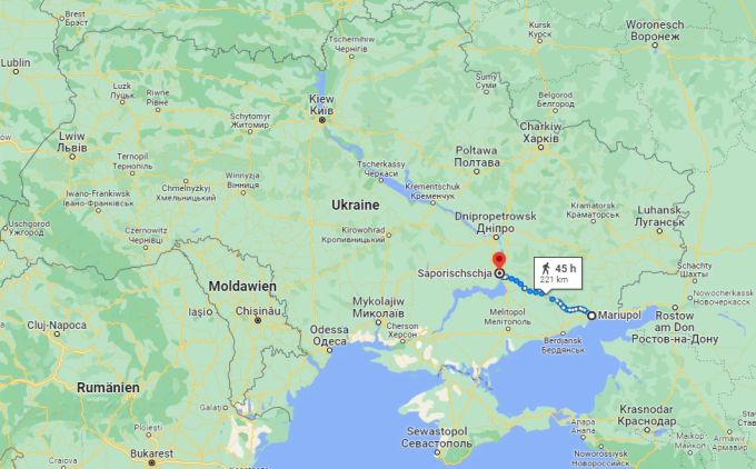Igor Pedin (61) ist im Ukraine-Krieg von Mariupol nach zu Fuss nach Saporischschja geflüchtet. Ukraine Krieg