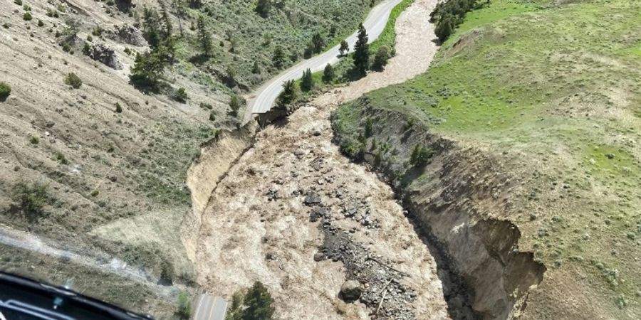 Aufnahme aus Yellowstone-Nationalpark