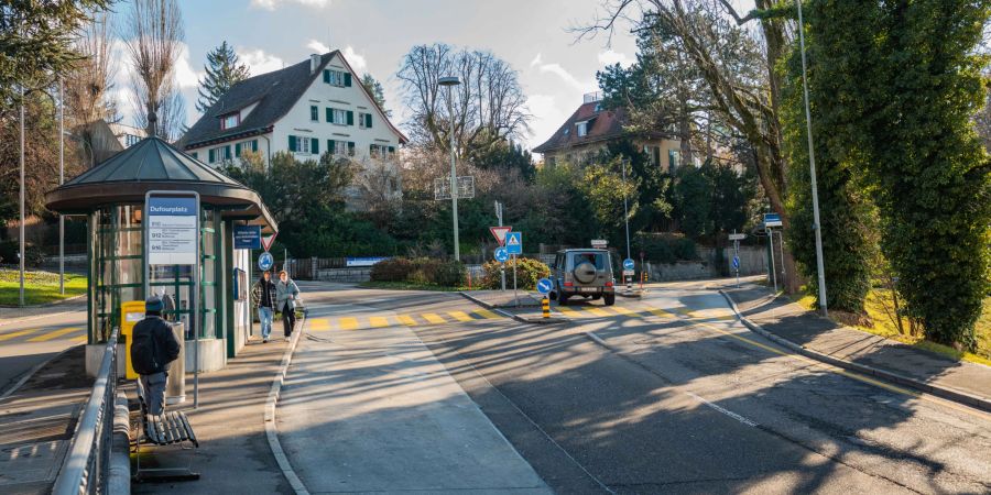 Der Dufourplatz in Zollikon.