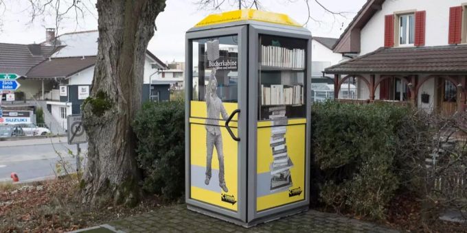 Eine Bücherkabine (Symbolbild).