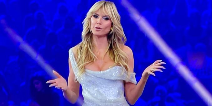 Heidi Klum beim Finale von «GNTM». gntm