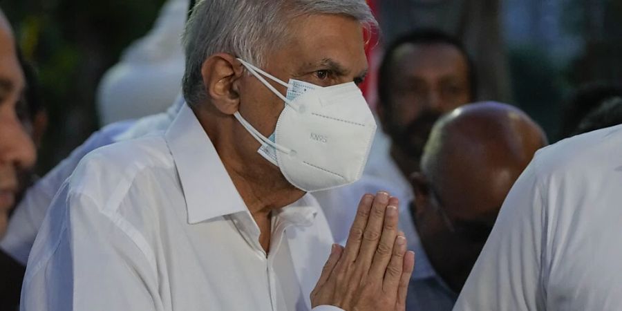 Ranil Wickremesinghe, gewählter Präsident von Sri Lanka. Foto: Eranga Jayawardena/AP/dpa