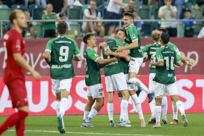 Der FC St.Gallen 1879 hat allen Grund zum Jubeln. FC St.Gallen 1879