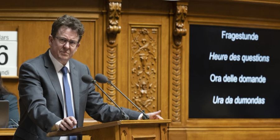 albert Rösti Fragestunde Nationalrat