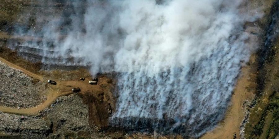 Das Feuer auf der Deponie Cerro Patacón