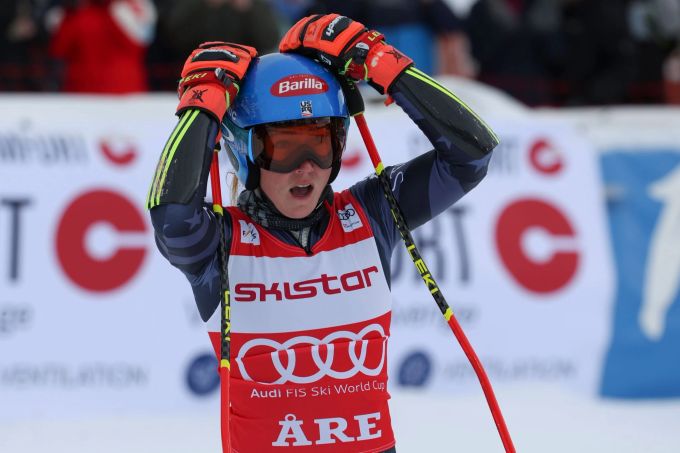 Mikaela Shiffrin feiert in Are ihren 86. Weltcup-Sieg. Mikaela Shiffrin Ski-Weltcup