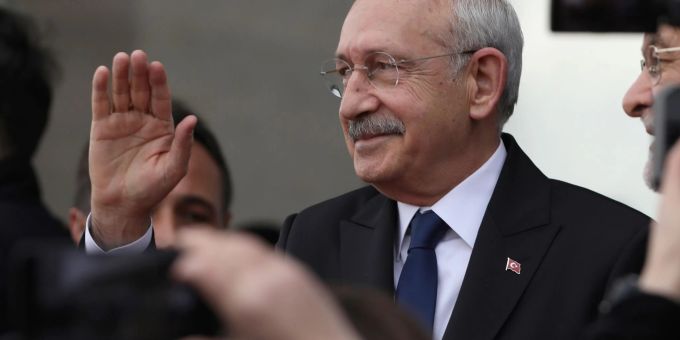 Kemal Kilicdaroglu, Oppositionsführer in der Türkei, tritt bei den im Mai geplanten Präsidentenwahlen gegen Amtsinhaber Erdogan an. türkei