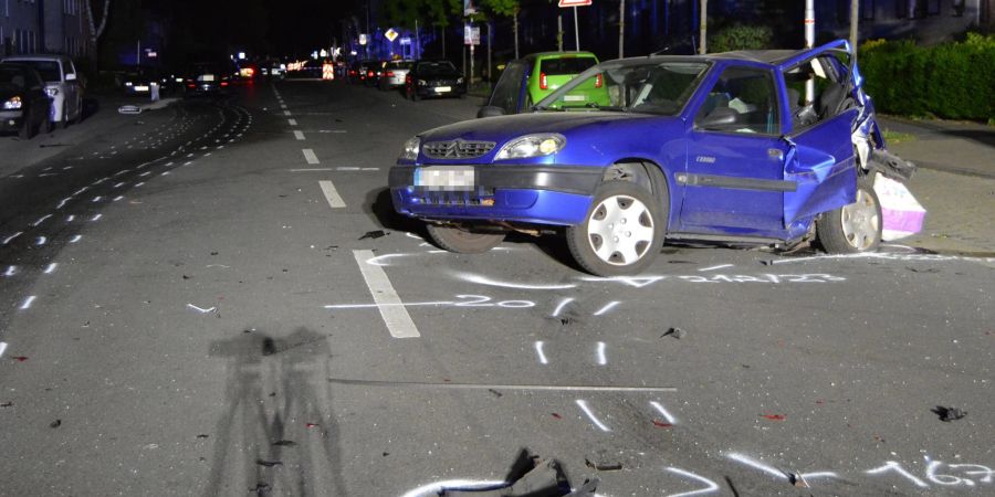 Bei dem Raser-Unfall an Ostern 2019 wurde eine Frau getötet.