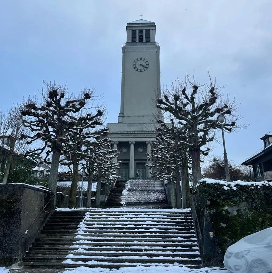 Die Kirche Frieden in Bern.