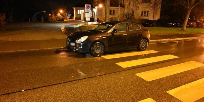 Unfallstelle Pestalozzistrasse in Rorschach SG