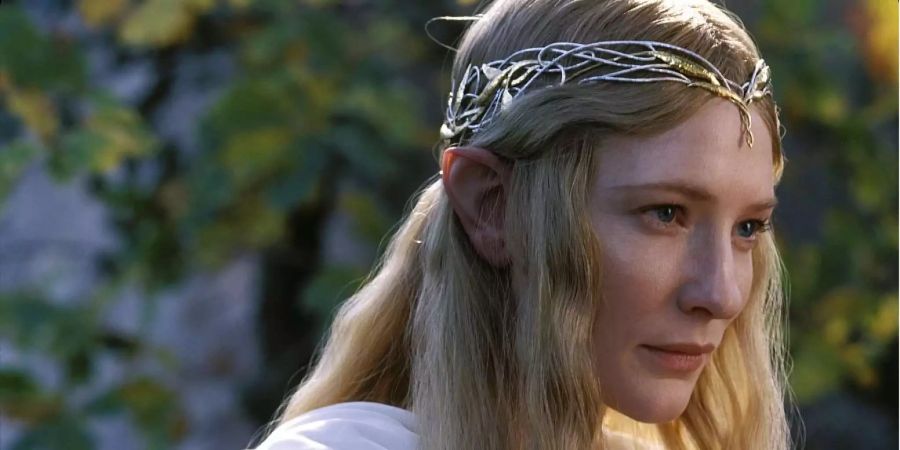 Cate Blanchett in einer ihrer bekanntesten Rollen: Elfen-Herrscherin Galadriel in The Lord of the Rings.