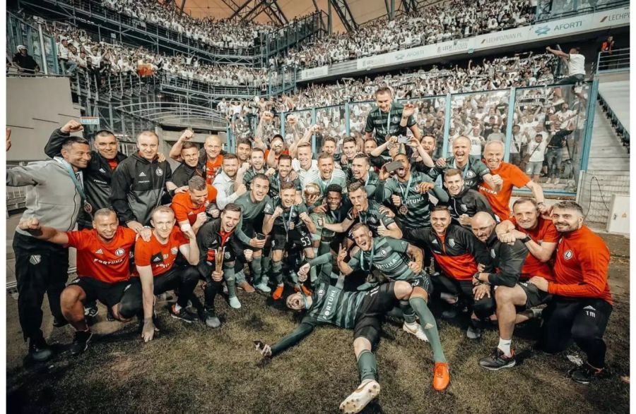 Meister in Polen: Legia Warschau.