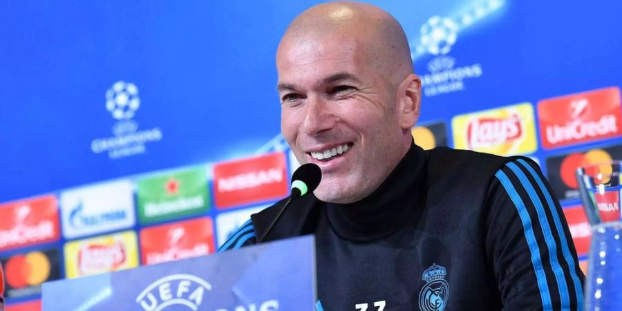 Zidane ist heiss auf das Spiel gegen die Bayern.