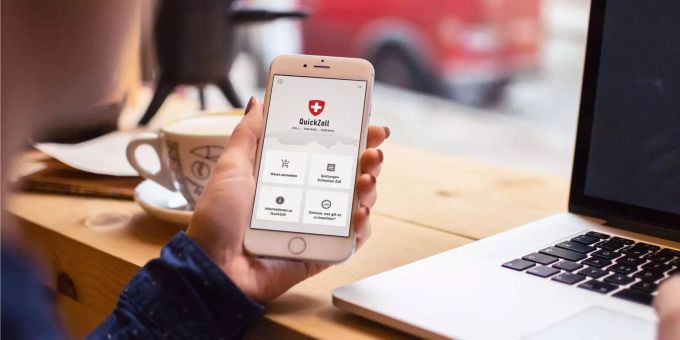 Die QuickZoll-App ist kostenlos. Die QuickZoll-App ist kostenlos.