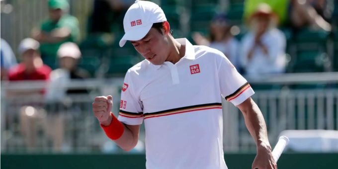 Gelungenes Comback nach Handgelenk-Verletzung: Kei Nishikori gewinnt gegen den Australier John Millman. Gelungenes Comback nach Handgelenk-Verletzung: Kei Nishikori gewinnt gegen den Australier John Millman.