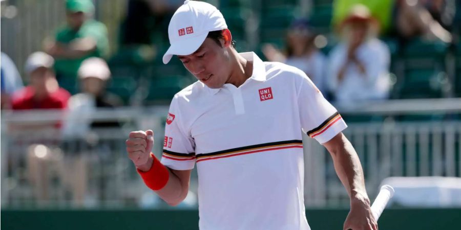 Gelungenes Comback nach Handgelenk-Verletzung: Kei Nishikori gewinnt gegen den Australier John Millman.