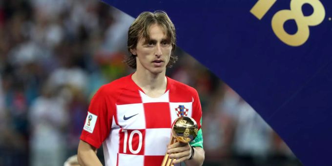 Luka Modric wurde zum besten Spieler der WM ausgezeichnet. Luka Modric wurde zum besten Spieler der WM ausgezeichnet.