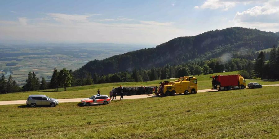 Der Unfall ereignete sich beim Solothurner Hausberg Weissenstein.