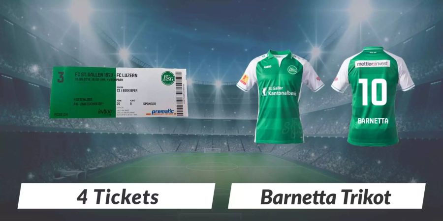 4 Tickets und Barnetta Trikot gewinnen