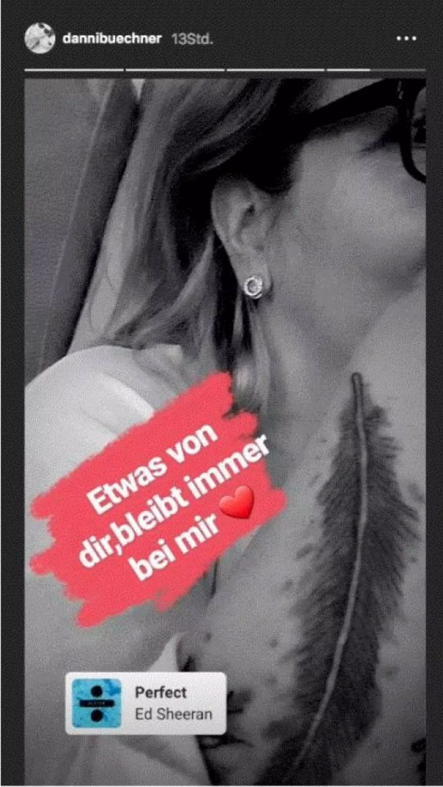 Daniela Büchner zeigt auf Instagram ihr neues Tattoo.