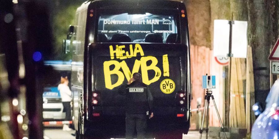 Für den Reichtum: Am 11. April versuchte Sergej W. den Mannschaftsbus des Fussball-Bundesligisten Borussia Dortmund zu bombardieren.