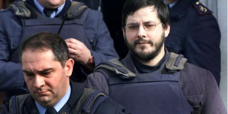Marc Dutroux (r.) entführte sechs Mädchen in den 90er Jahren, folterte und vergewaltigte sie. Vier tötete er. (Archivbild)
