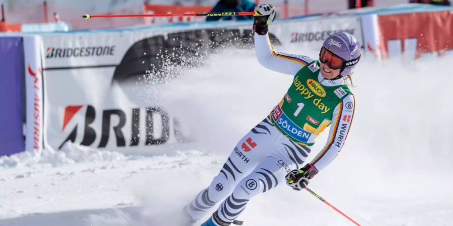 Viktoria Rebensburg jubelt nach Sölden auch in Killington.