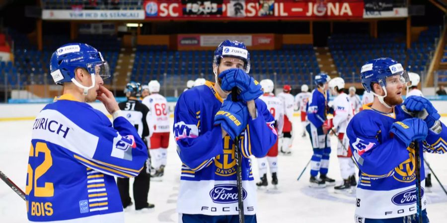 Der HCD Davos ist nach dem Ausscheiden aus dem Schweizer Cup enttäuscht.