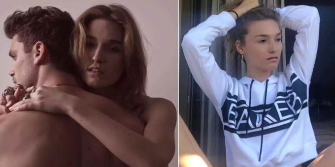 Pulli geschenkt - Manuela Frey trägt jetzt Bastian Bakers Kleider