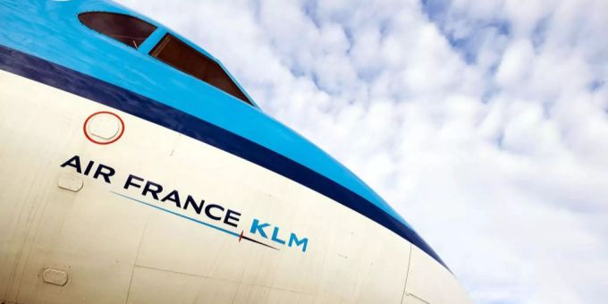 Die Air France-KLM hat den Chefwechsel in diesem chaotischen Sommer gut weggesteckt. Flugzeug der Air France KLM
