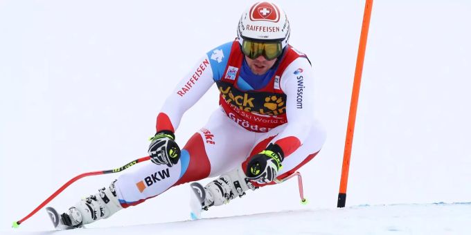 Bei Gisin-Sturz - Beat Feuz rast in Gröden aufs Podest