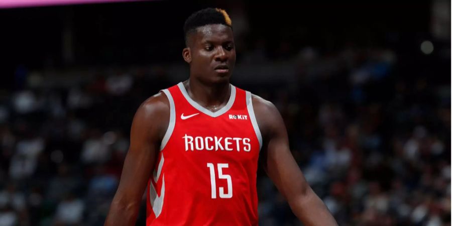 Clint Capela im Dress der Houston Rockets.