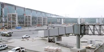 Teilansicht des neuen Istanbul Airports.